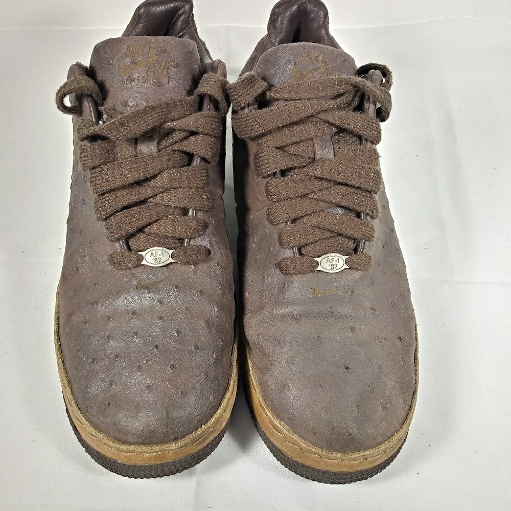Nike Air Force 1 - Supreme "Ostrich" Baroque Brown - Picture 3 of 8